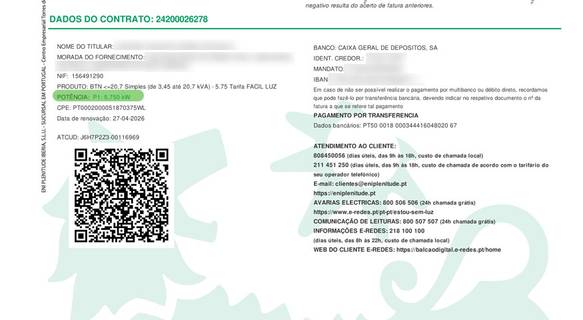ver potência contratada na fatura Plenitude