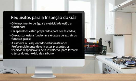Lista de requisitos necessários para a inspeção do gás natural